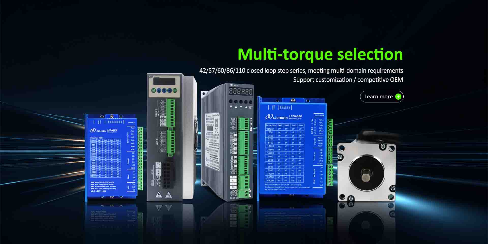 চীন বন্ধ লুপ খোলা লুপ Stepper মোটর ড্রাইভার কারখানা